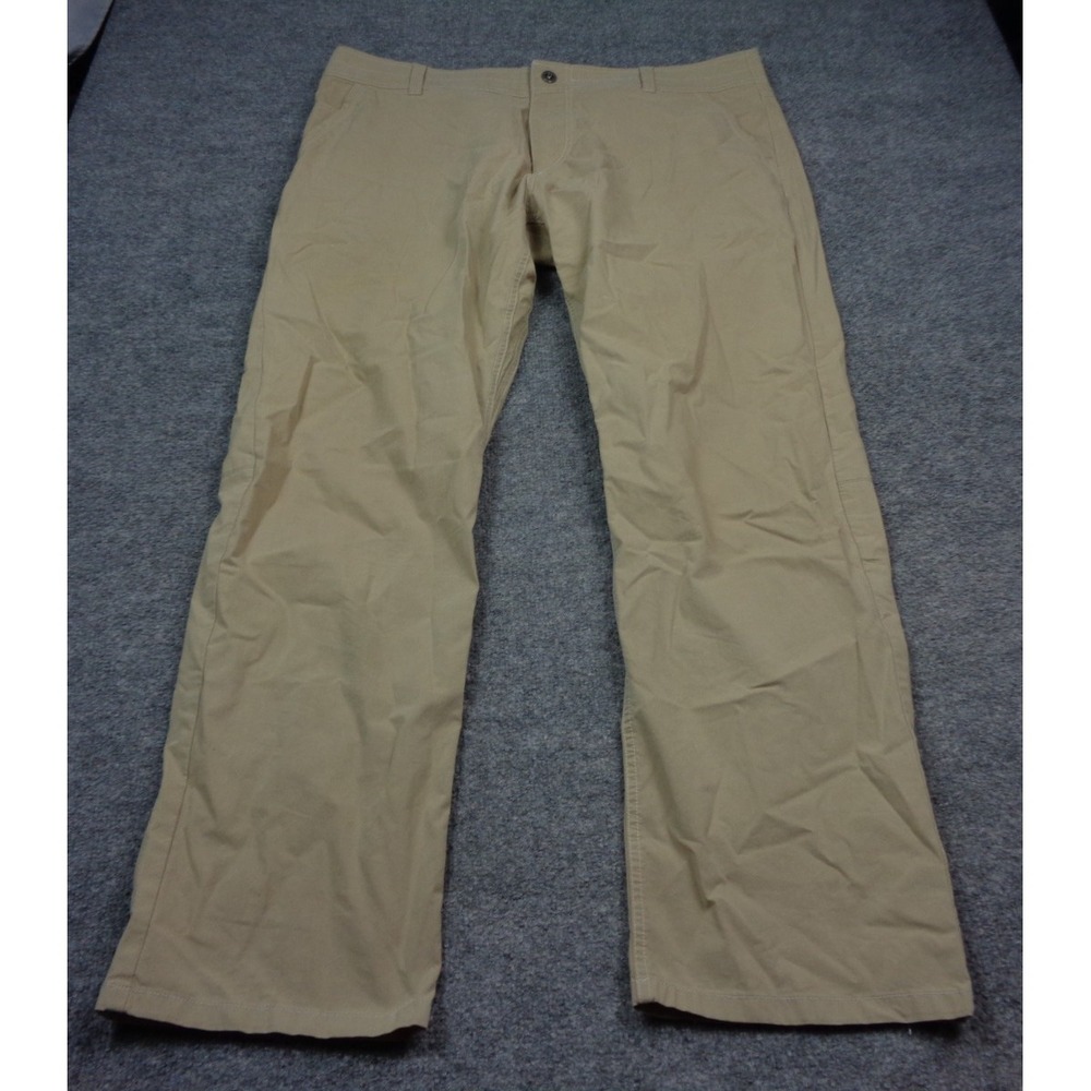 Kuhl Slax Pants Mens‎ 40x32 Beige Lightweight Hiking Outdoor Chino